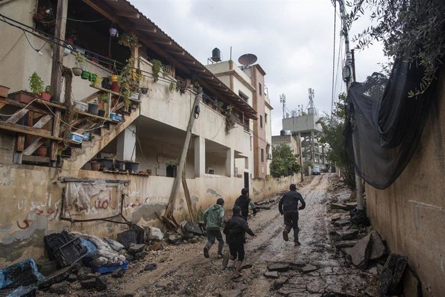Daños en el campamento de refugiados de Nur Shams, en la ciudad cisjordana de Tulkarem, tras una operación del Ejército de Israel (archivo)
