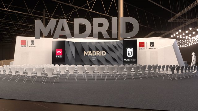 Diseño del estand de Madrid en Fitur