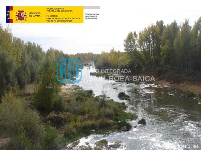 Imagen facilitada por la CHD sobre el estado de los ríos en la mañana del jueves 18 de enero