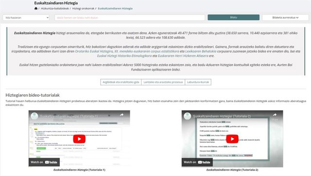 Euskaltzaindiaren Hiztegia