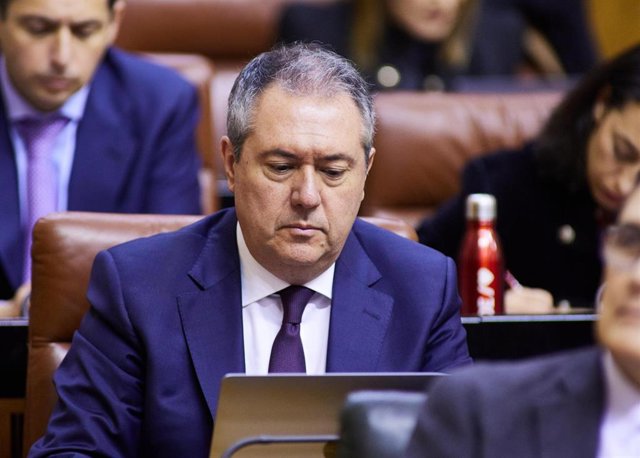 Archivo - El secretario general del PSOE-A, Juan Espadas, archivo