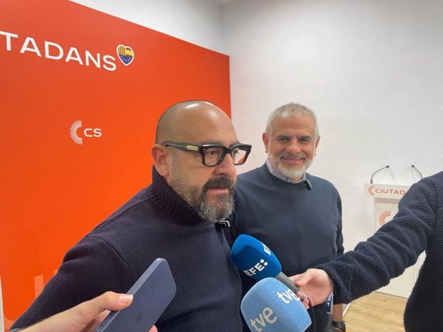 Archivo - L'eurodiputat i portaveu nacional de Cs, Jordi Cañas