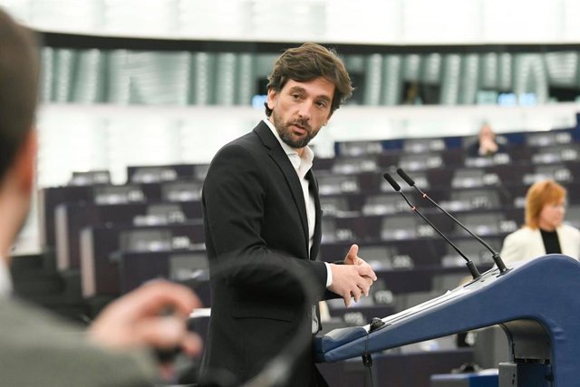 El secretario general de Ciudadanos y líder de la delegación en Bruselas, Adrián Vázquez.