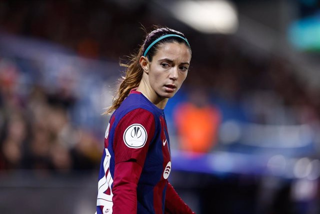 Aitana Bonmatí, durante un partido del Barça.