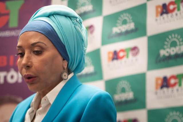 Archivo - La senadora colombiana Piedad Córdoba