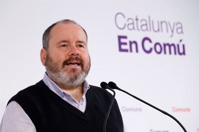 El portaveu dels comuns, Joan Mena