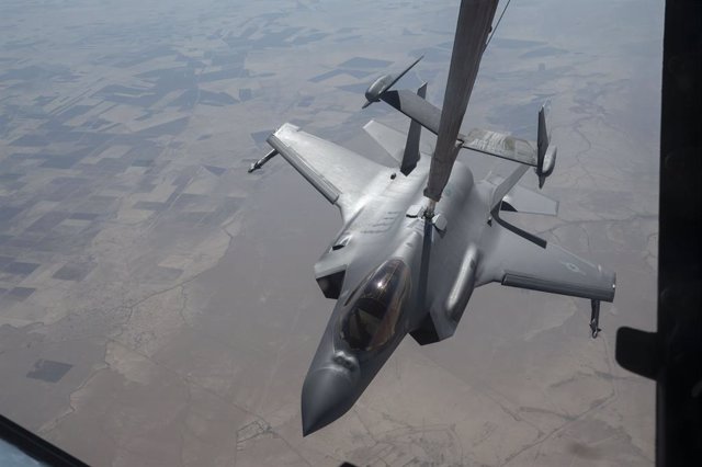 Archivo - Caça nord-americà F-35 en territori sirià