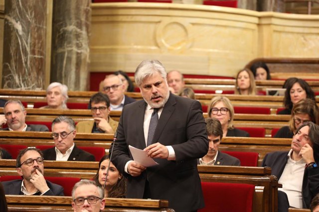 El president de Junts al Parlament, Albert Batet