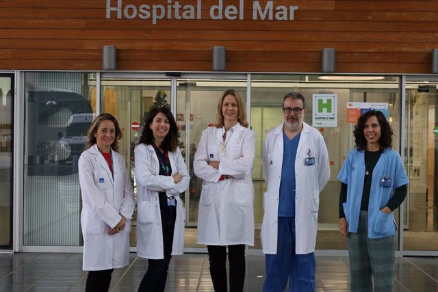 Els investigadors que han participat en l'estudi Beatriz Bellosillo, Joana Vidal, Xavier Bessa i Andrea Burón