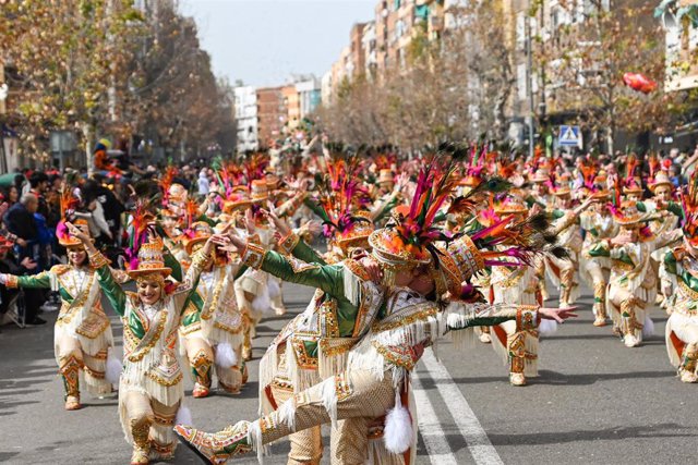 Archivo - Imagen de archivo del Carnaval de Badajoz