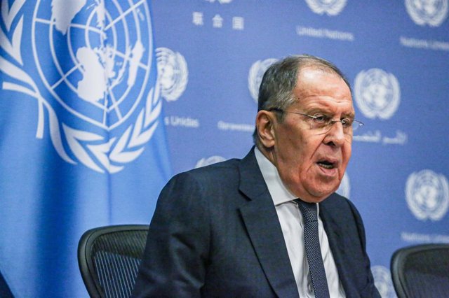 Archivo - El ministro de Exteriores de Rusia, Sergei Lavrov