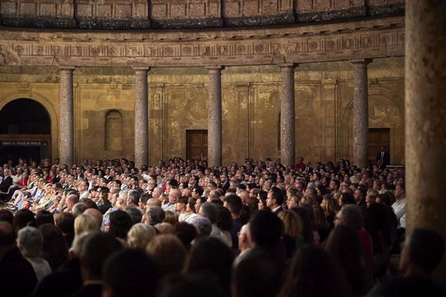 Concierto del Festival de Granada en el Palacio de Carlos V, en imagen de archivo