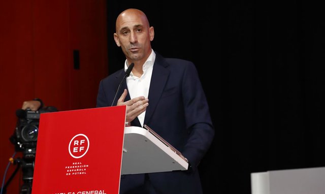 Archivo - L'expresident de la Reial Federació Espanyola de Futbol (RFEF) Luis Rubiales