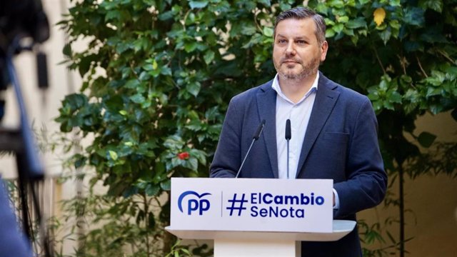 El vicesecretario de Organización del PP-A, Alejandro Romero, este jueves