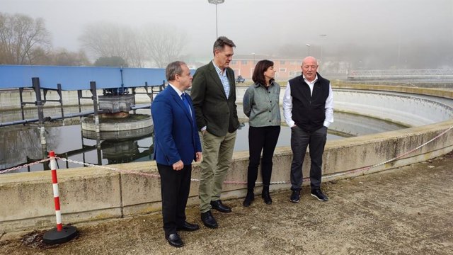 La EDAR de Burgos, pionera en un proyecto de recogida de CO2 para convertirlo en bioplásticos.