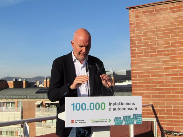 El conseller d'Acció Climàtica de la Generalitat, David Mascort