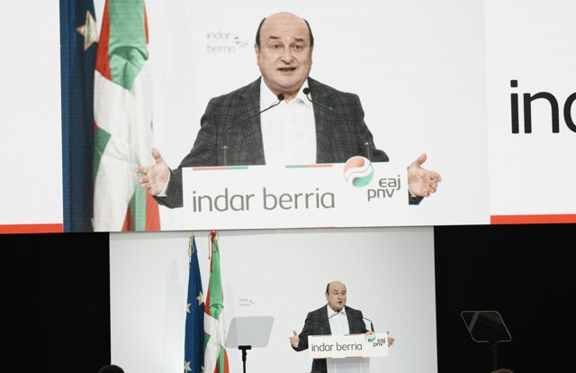 El presidente del EBB de EAJ-PNV, Andoni Ortuzar