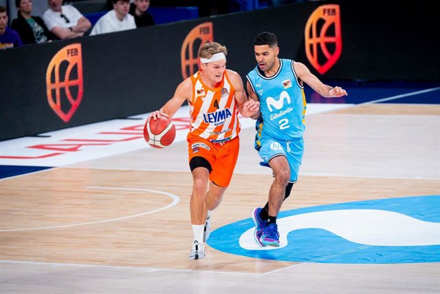 Alec Wintering, en un partido con el Movistar Estudiantes.