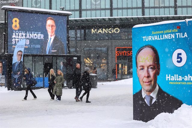 Carteles electorales en Finlandia