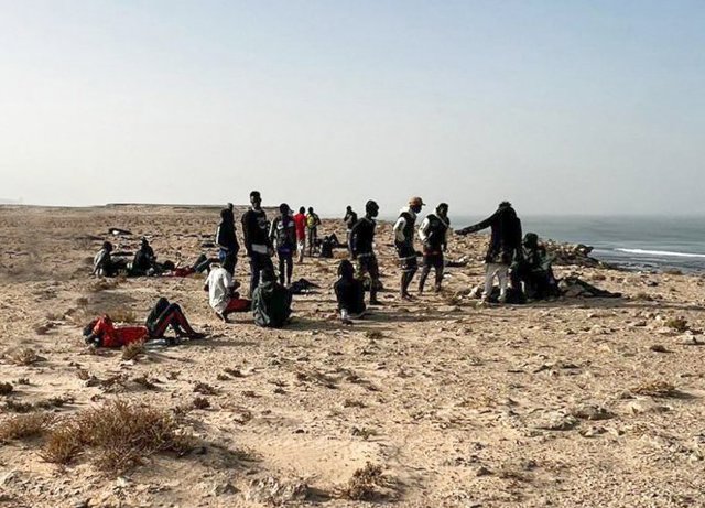 Migrantes interceptados por efectivos marroquíes