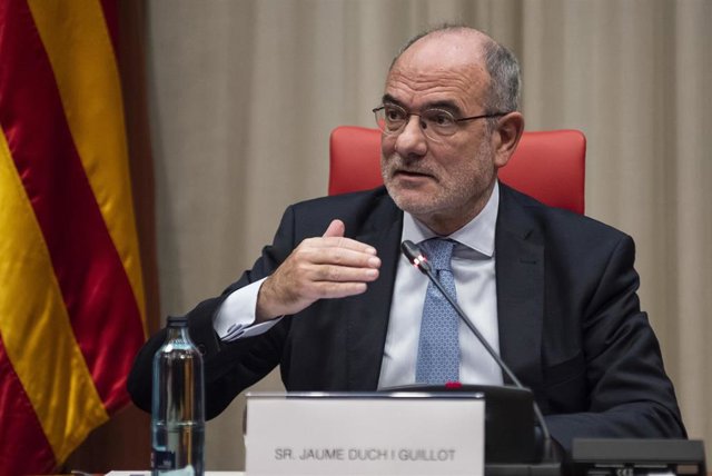 El director de comunicación y portavoz del Parlamento Europeo (PE), Jaume Duch, en el Parlament.