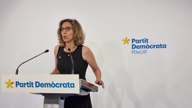 Archivo - Àngels Chacón, última candidata del PDeCAT a las elecciones catalanas 