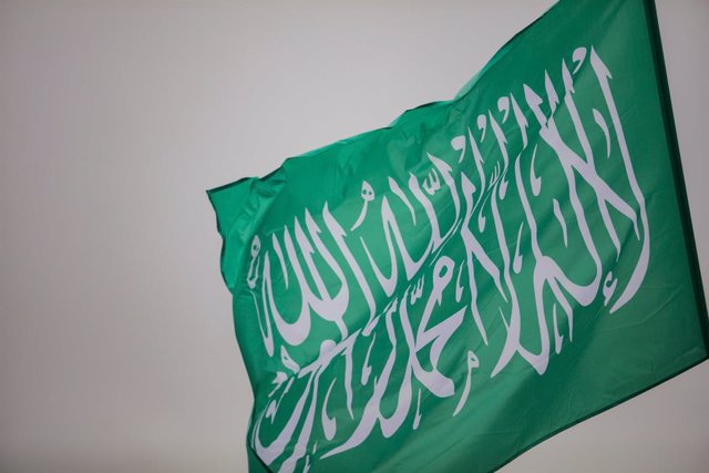 Archivo - Una bandera de Hamas