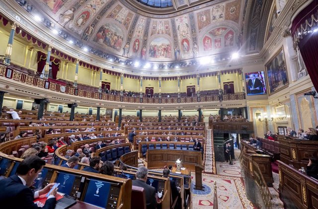 Archivo - Sessió plenària al Congrés dels Diputats