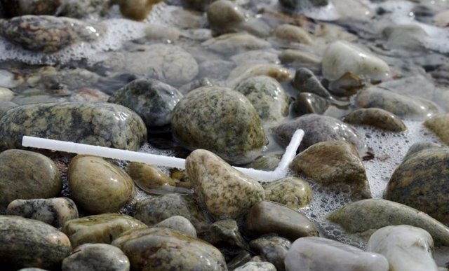 Las pajitas son una de las fuentes más comunes de basura marina.