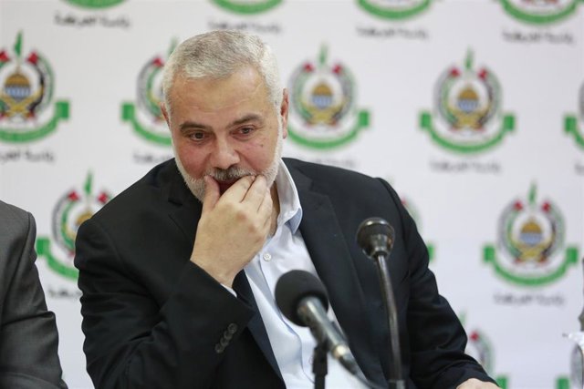 Archivo - El líder del brazo político del Movimiento de Resistencia Islámica (Hamás), Ismail Haniye