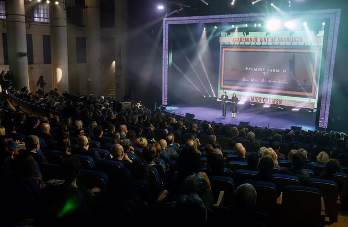 Momento de la gala de los Premios Carmen celebrada en la Casa Colón.