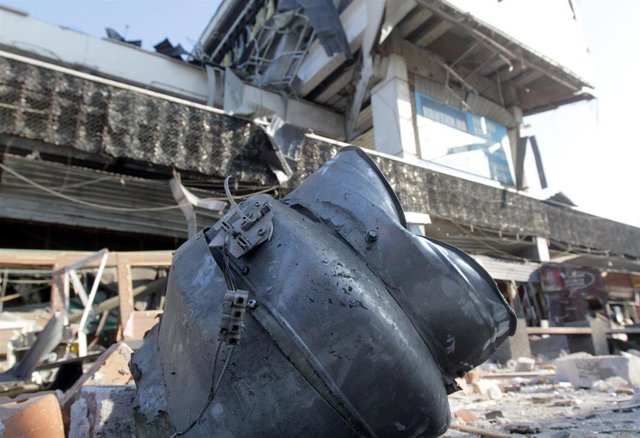 Archivo - August 24, 2023, Dnipro, Ukraine: DNIPRO, UKRAINE - AUGUST 24, 2023 - The Central Bus Station and nearby buildings show damage caused by an overnight Russian missile attack, Dnipro, central Ukraine. As reported, Russian occupiers launched missil