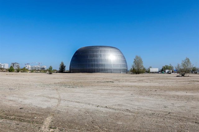 Archivo - El edificio de la Ciudad de la Justicia en Valdebebas (Madrid)  