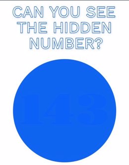Un acertijo te pide que identifiques el número oculto dentro de este círculo