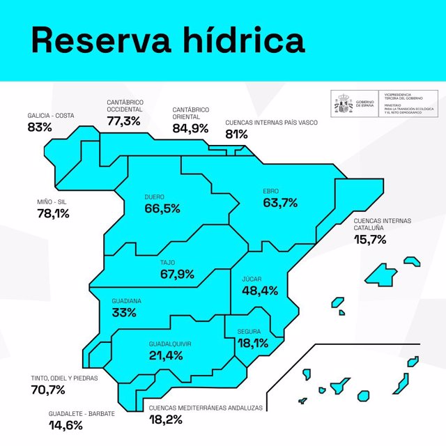 Mapa de la reserva hídrica.
