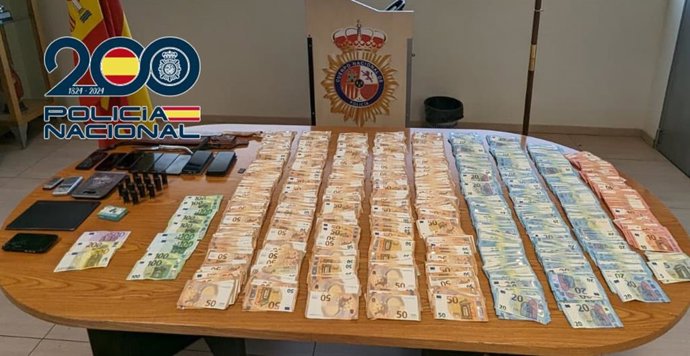 Material intervenido en la operación