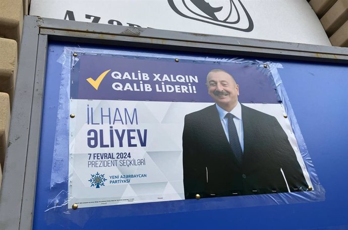 Cartel electoral del presidente de Azerbaiyán, Ilham Aliyev