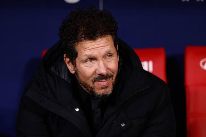 Diego Pablo Simeone, entrenador del Atlético de Madrid.