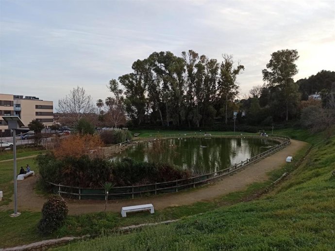 Archivo - Parque de Valparaíso de San Juan, con su lago habitado por patos
