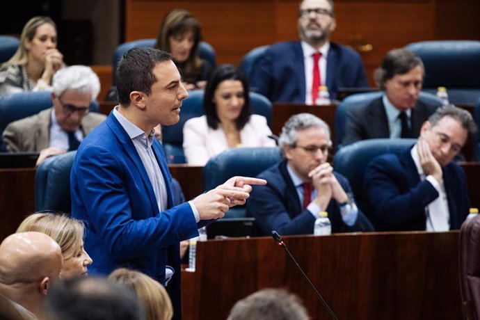 Juan Lobato, secretario general del PSOE-M y portavoz socialista en la Asamblea de Madrid