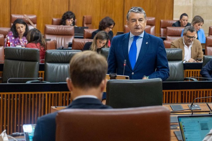 Archivo - El consejero de la Presidencia, Interior, Diálogo Social y Simplificación Administrativa, Antonio Sanz, en una fotografía de archivo 