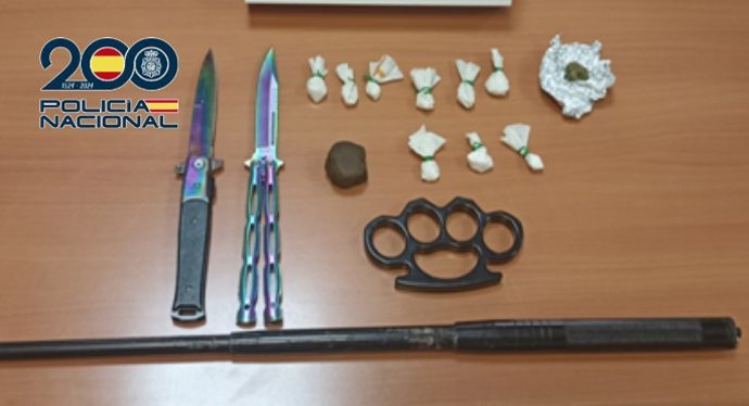 Imagen del material intervenido