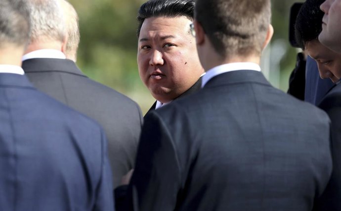 Archivo - El líder de Corea del Nord, Kim Jong-un