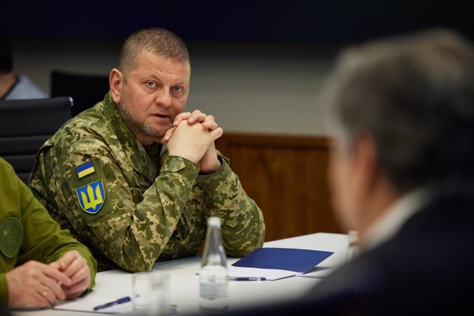 Archivo - El ex comandante en jefe de las Fuerzas Armadas de Ucrania Valeri Zaluzhni