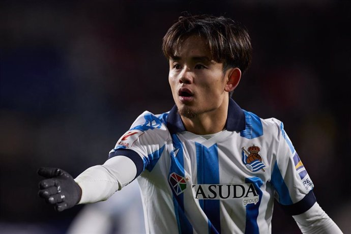 Archivo - Takefusa Kubo, jugador de la Real Sociedad.