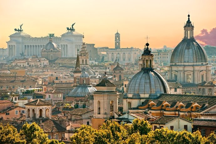 Archivo - Vista general de Roma (Italia).
