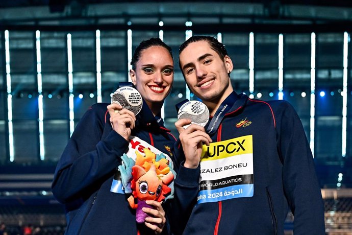 Dennis González i Mireia Hernández es pengen la plata en duo mixt lliure