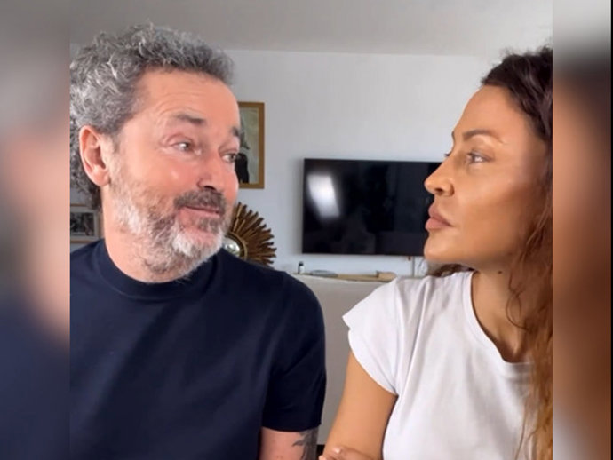 Luis Canut y Patricia Pérez en un vídeo de sus redes sociales.