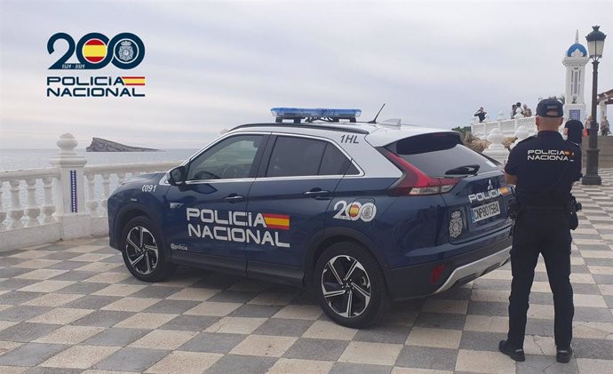 Policía Nacional en Benidorm (Alicante)