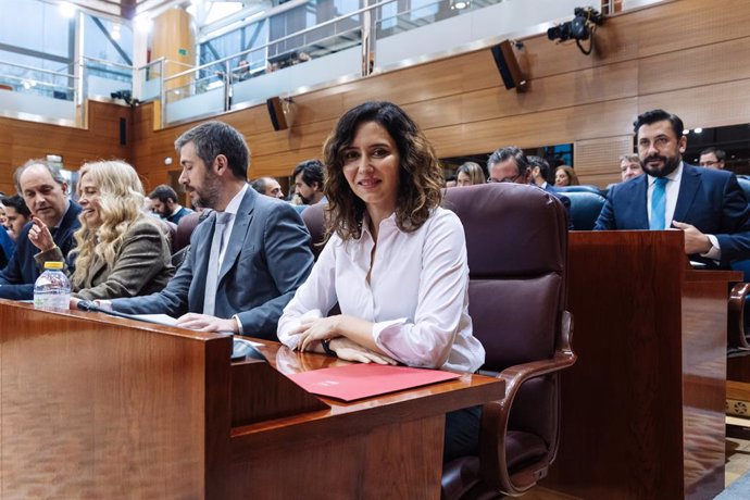 La presidenta de la Comunitat de Madrid, Isabel Díaz Ayuso